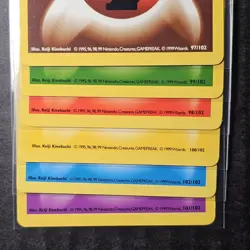 Lot of 6 Shadowless Base Set Pokemon Energy Cards, #97 through #102 (3/9) - Image 3