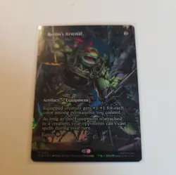 Ronin's Arsenal - Conqueror's Flail (Borderless) FOIL #0015 TMNT NM - Ships now! - Image 1