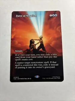 Force of Negation (Borderless) - Avatar: The Last Airbender MTG + 2 Bonus Rares! - Image 1