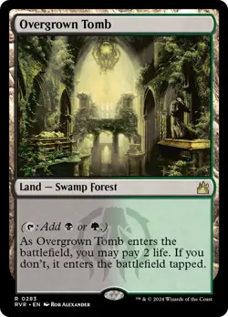 Overgrown Tomb [Ravnica Remastered] Lightly Played - Image 1