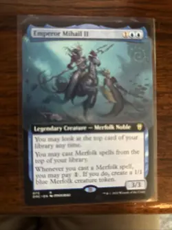 Emperor Mihail II (Extended Art) Commander: Dominaria United Regular - Image 1