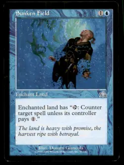 Sunken Field LP Light Play Prophecy MTG [10751] - Image 1