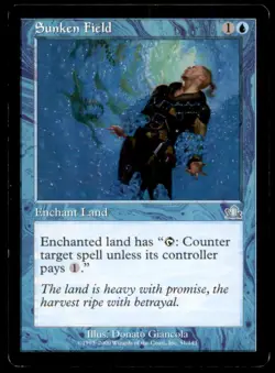 Sunken Field LP Light Play Prophecy MTG [10752] - Image 1