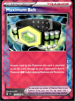 Maximum Belt 154/162 Temporal Forces Ace Spec Pokemon TCG - Image 1