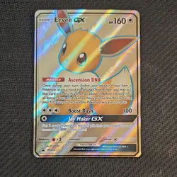 Pokemon Eevee GX Full Art Holo Promo SM242 Sun & Moon Basic 160 HP - Image 1