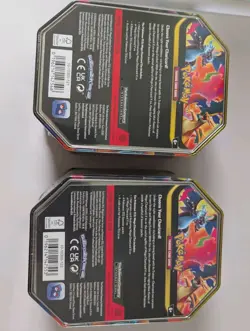 Pokemon TCG Mega Charizard ex Tin Set of 2 Tins Brand New Sealed - Image 3
