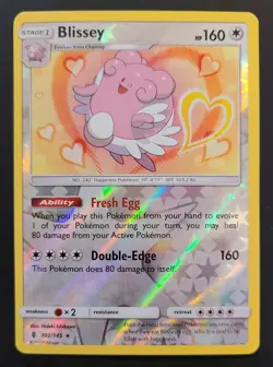 Pokemon BLISSEY 102/145 Reverse Holo Rare Guardians Rising - Light Play 🍒 - Image 4