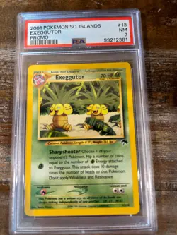 POKEMON 2001 Promo Southern Islands EXEGGUTOR #13 PSA 7 RARE - Image 1