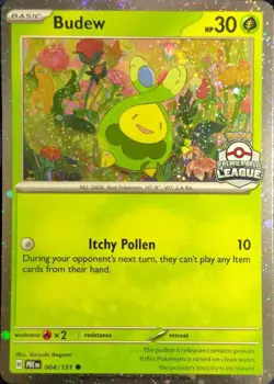 Pokemon TCG Budew PRE Premier Ball League Stamped - Image 1