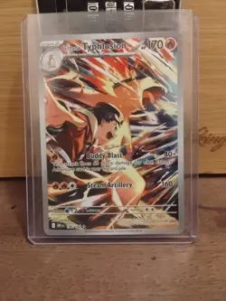 Ethan's Typhlosion Illustration Rare SV10: Destined Rivals 190/182 NM Pokemon - Image 1