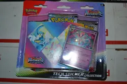 LOT OF 3 Pokemon TCG Scarlet Violet Prismatic Evolutions Tech Sticker Collection - Image 2