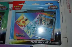 LOT OF 3 Pokemon TCG Scarlet Violet Prismatic Evolutions Tech Sticker Collection - Image 4
