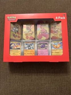 2025 Pokemon Scarlet and Violet 151 Mini Tin 4-Pack SEALED SHIPS NOW! - Image 1