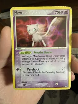 Pokemon Mew 004/017 POP Series 4 Holo Rare English - DMG - Image 1