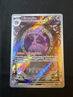 Mismagius 212/193 IR Illustration Rare Paldea Evolved Pokemon Near Mint - Image 1