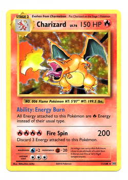 Pokemon Charizard Holo XY Evolutions 11/108 - Image 1