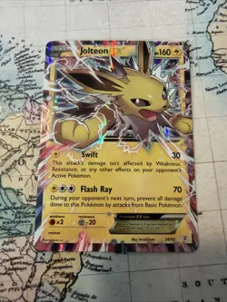 Pokemon Jolteon EX TCG 28/83 Generations Ultra Rare Holo Full Art - Image 1