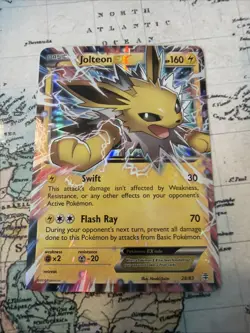 Pokemon Jolteon EX TCG 28/83 Generations Ultra Rare Holo Full Art - Image 3
