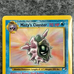 Vintage Pokemon Gym Heroes Misty's Cloyster 29/132 Rare NM - Image 3
