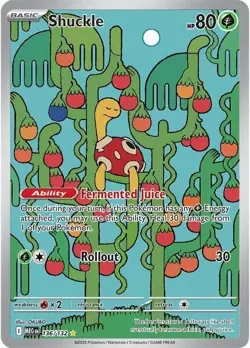 Pokemon TCG: Shuckle (ME01 Mega Evolution) Illustration Rare 136/132 - Image 1