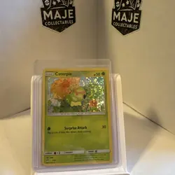 Pokemon TCG Caterpie 1/12 Sparkle Holo McDonald's 2019 NM Condition - Image 1
