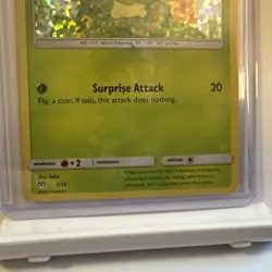 Pokemon TCG Caterpie 1/12 Sparkle Holo McDonald's 2019 NM Condition - Image 2