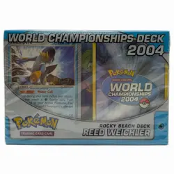 Pokemon 2004 World Championship Rocky Beach Deck Reed Weichler New Sealed - Image 1