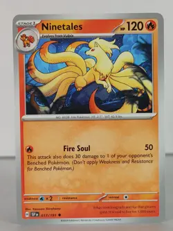 Ninetales - Surging Sparks - 017/191 - Pokemon TCG - Uncommon - Image 1