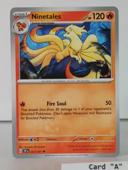 Ninetales - Surging Sparks - 017/191 - Pokemon TCG - Uncommon - Image 3
