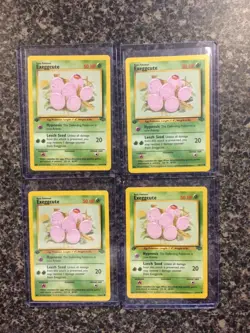 EXEGGCUTE 1ST EDITION 1999 POKEMON JUNGLE 52/64 (LOT OF 4) NEVER PLAYED/NM! - Image 1