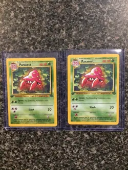 PARASECT 1ST EDITION 1999 POKEMON JUNGLE 41/64 (LOT OF 2) NEVER PLAYED/NM! - Image 1