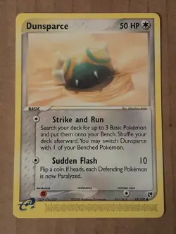 Pokemon Dunsparce 66/100 Ex Sandstorm NM See Picture - Image 1