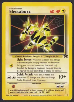 Pokemon Electabuzz 2 Black Star Promo - Image 1