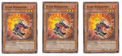 Yugioh - 3X Flare Resonator - Common - 1st Edition - TSHD-EN010 - Near Mint - Image 1