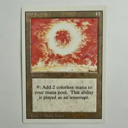 Sol Ring – Revised Edition (1994) – LP – MTG Artifact – Vintage Magic Card - Image 1
