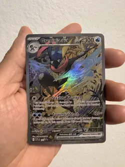 Pokemon Greninja ex 132 Sv: Scarlet & Violet Promo EX Holo **Fan Art Card** - Image 4