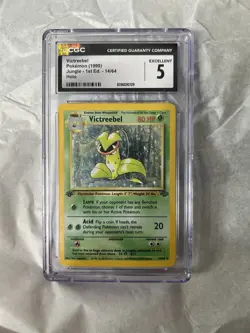 Victreebel Jungle 1st Edition Holo CGC 5 Pokemon Card 14/64 1999 - Image 1