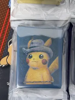 Pokemon Card Van Gogh Lot Of 4 Sleeves Pikachu / Eevee / Smeargle / Sunflora - Image 2