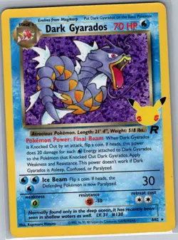 Dark Gyarados 8/82 Celebrations: Classic Collection - Pokemon Card - NM - Image 1