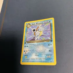 Pokemon TCG Dark Blastoise 20/82 Rare Non-Holo Card 1st Edition - Image 3