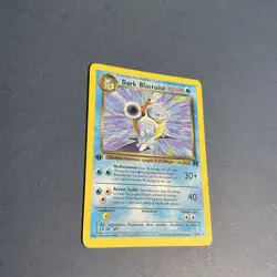 Pokemon TCG Dark Blastoise 20/82 Rare Non-Holo Card 1st Edition - Image 4