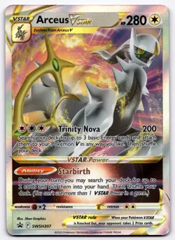 Arceus VSTAR - - SWSH307 SWSD Promo SWSH: Sword & Shield Promo Cards NM - Image 1