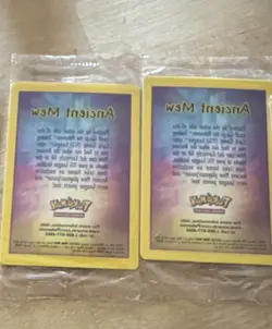 Ancient Mew SEALED Pokemon Unopened 2000 Movie Promo Holo Card - Mint - Image 1