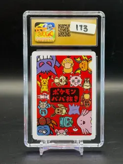 CGC PRISTINE 10 Jigglypuff Pokemon Playing Cards JPN Old Maid - Image 2