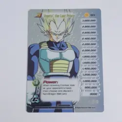 Vegeta, the Last Prince LIMITED FOIL LV3 Card #193 Score Cell Saga DBZ CCG 2001 - Image 1
