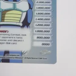 Vegeta, the Last Prince LIMITED FOIL LV3 Card #193 Score Cell Saga DBZ CCG 2001 - Image 3