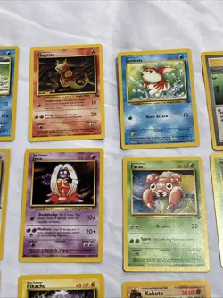 Vintage 1999 Pokemon Cards Lot 25 Base Jungle Fossil LP/NM No Duplicates - Image 3