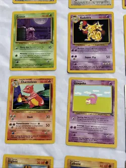 Vintage 1999 Pokemon Cards Lot 25 Base Jungle Fossil LP/NM No Duplicates - Image 5