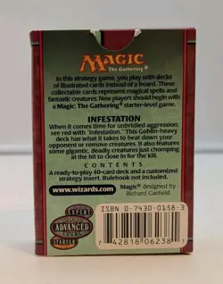 2001 MTG 7th Edition Theme Deck Infestation Mono Red English WOC06238 EUC - Image 4