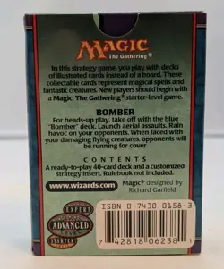 2001 MTG 7th Edition Theme Deck Bomber Mono Blue English WOC06238 EUC - Image 4